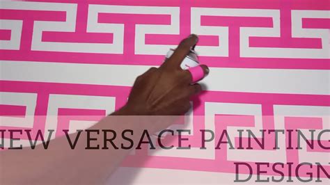 versace painting|New Versace Painting Design Ideas With Masking Tape And.